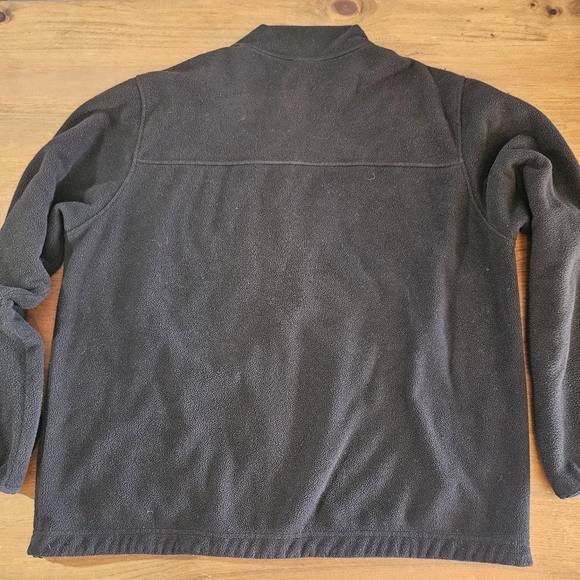 L.L. Bean Men's Zip Front Fleece Jacket Black Size XL - Picture 8 of 8